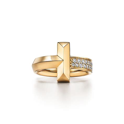 tiffany t ring gold replica|tiffany gold diamond ring.